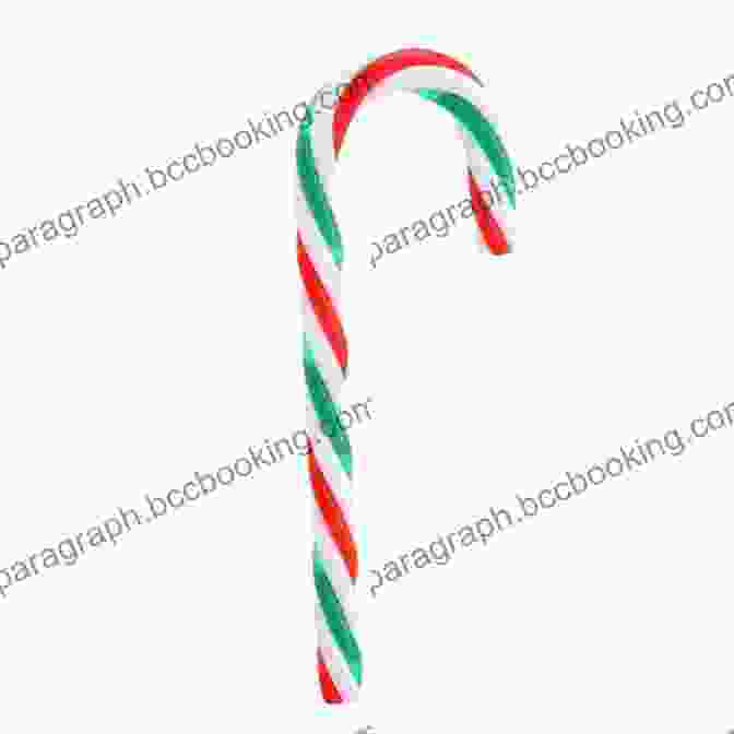 A Candy Cane With Red Stripes And A Curved Shape. How The Candy Cane Got Its Stripes: A Christmas Tale