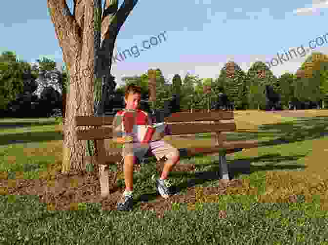 A Child Sitting In A Park Reading A Book Hoppy The Happy Frog: Short Stories Funny Jokes Games And More (Fun Time Reader 25)