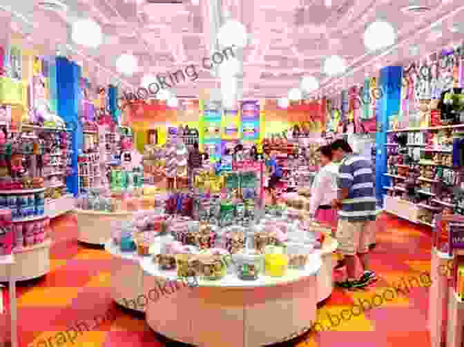 A Colorful And Inviting Candy Shop Filled With An Assortment Of Tempting Treats And A Young Boy Looking On In Awe The Candy Shop Adventure S J Harding