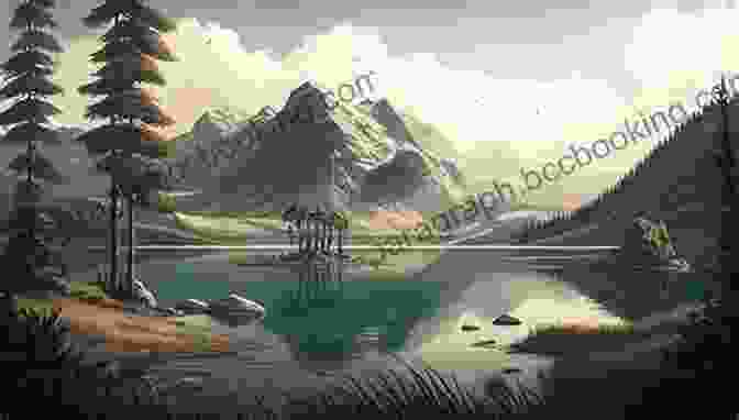 A Colorful And Vibrant Landscape Painting, Depicting A Serene Lake Surrounded By Lush Greenery And Mountains In The Distance. THE ULTIMATE GUIDE TO LANDSCAPE PAINTING: Step By Step Guide To Paint A Landscape Scene