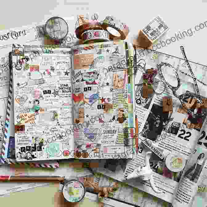 A Creative Scrapbook Page Featuring A Combination Of Cut And Pasted Images, Journaling, And Embellishments The Best Vision Board Pictures For 2024: Over 300 Powerful Images To Cut And Paste 30+ Magazines Condensed And Categorized Into One Mega Clip Art (Vision Board Supplies)