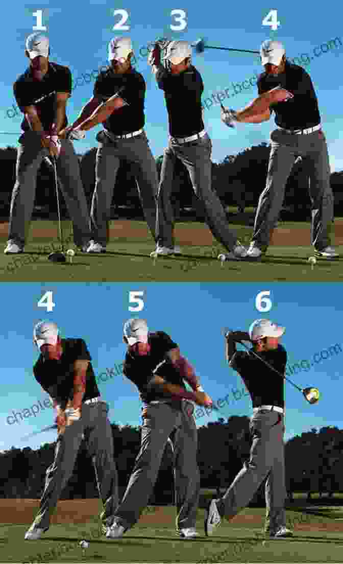 A Golfer Executing A Perfect Golf Swing Golf Info Guide: The Key Principles Vol 34