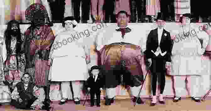 A Group Of Protesters Outside A Freak Show In The Early 20th Century, Holding Signs That Denounce Exploitation Freak Show: Presenting Human Oddities For Amusement And Profit