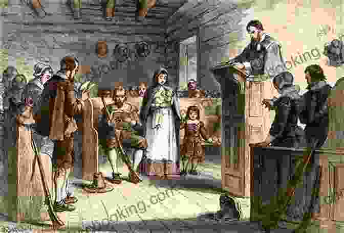 A Group Of Puritans Worshipping In A Church Religion In Colonial America (Religion In American Life)