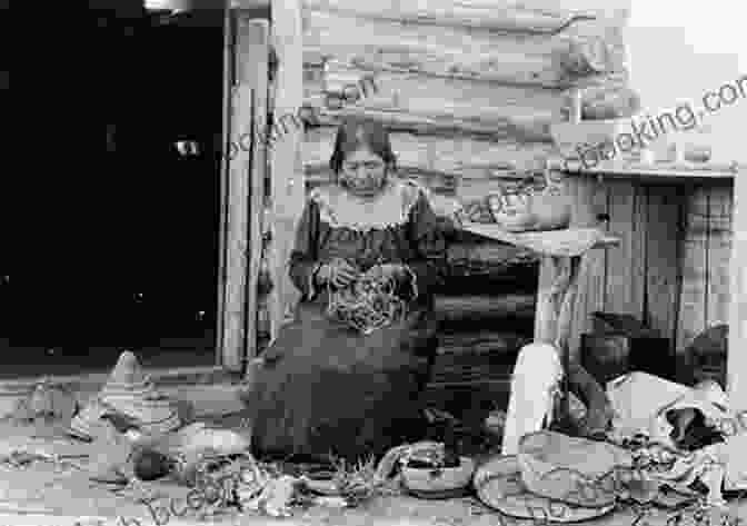 A Photograph Of A Native American Woman Weaving A Basket. A History Of US: The First Americans: Prehistory 1600