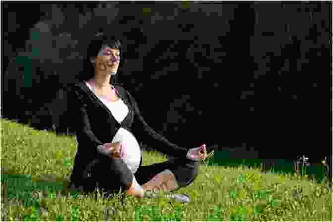 A Pregnant Woman Meditating In Nature, Connecting With Her Unborn Baby Spiritually Enlightened Pregnancy: Connecting With Your Baby Spiritually