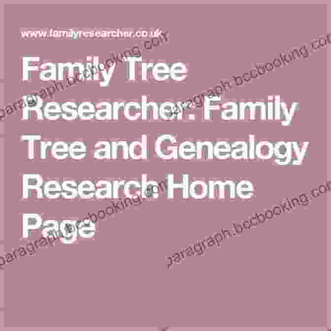 A Researcher Studying A Family Tree With The Dictionary Of Family History A Dictionary Of Family History: The Genealogists ABC