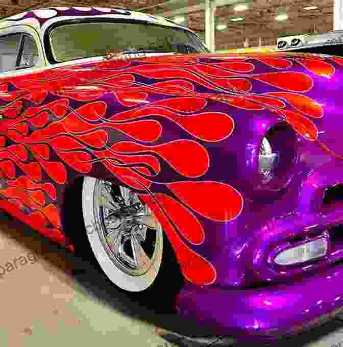 A Sleek, Customized Car With A Vibrant Paint Job And Intricate Detailing Unique Hustle: My Drive To Be The Best Car Customizer In Hip Hop And Sports