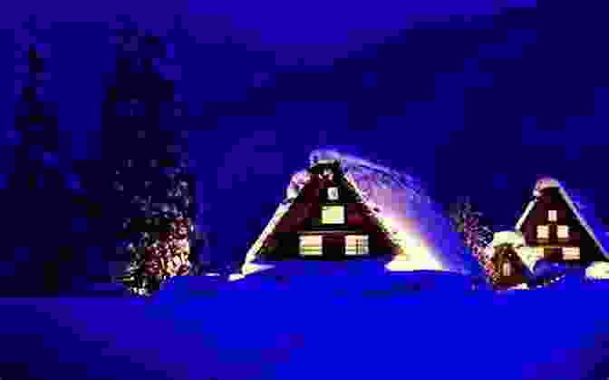A Snow Covered House With Eerie Lights Shining From The Windows, Hinting At A Chilling Holiday Tale Within Creepy Birthday Bash: A Holiday Tale (Creeper Holiday Tales 2)