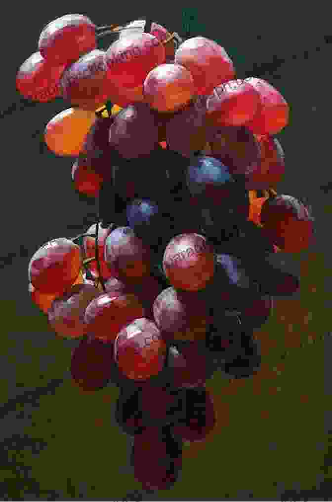 A Vibrant Still Life Painting Of Grapes, Capturing Their Juicy Translucence And Rich Colors How To Paint Bread Grapes In A Still Life (Still Life Painting With Nolan Clark 8)