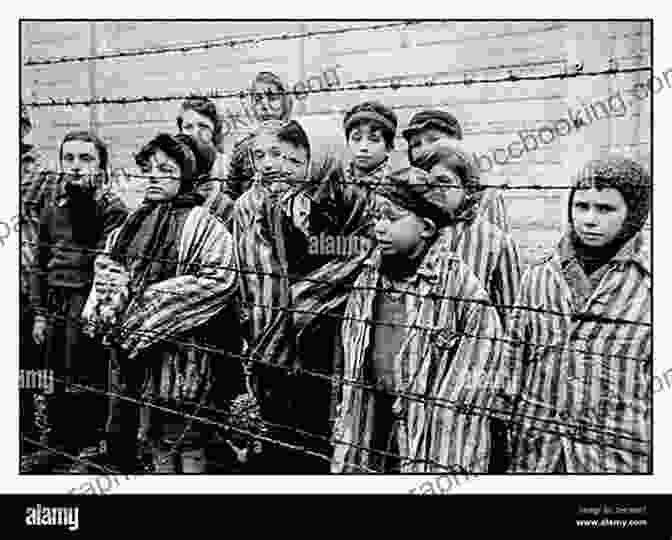 A Young Girl In A Striped Uniform Standing In Front Of A Barbed Wire Fence My Survival: A Girl On Schindler S List