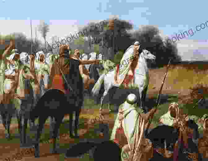 Abd El Kader Leading His Troops In Battle, Showcasing His Military Prowess And Determination Commander Of The Faithful: The Life And Times Of Emir Abd El Kader (1808 1883)