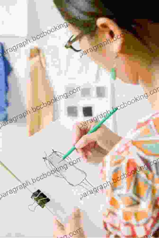 An Image Of A Designer Sketching A Fashion Design, With The Apparel Online India Logo In The Foreground. Apparel Online India December 1st Issue 2024