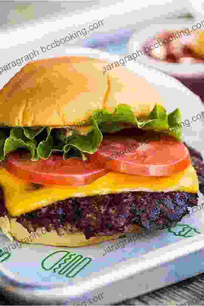 An Image Of The Classic ShackBurger, Featuring Two Juicy Patties, Melted Cheese, Lettuce, Tomato, And ShackSauce On A Soft Potato Bun. Shake Shack: Recipes Stories: A Cookbook
