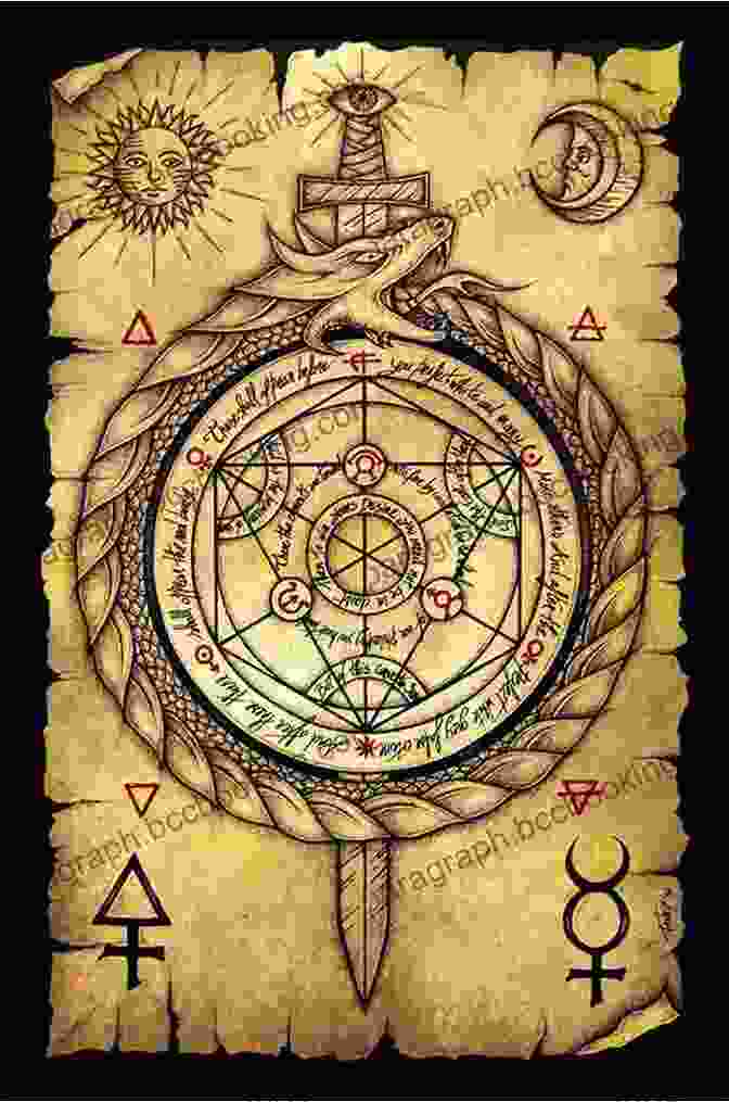 An Intricate Alchemical Artwork Depicting The Transmutation Process Alchemical Symbols: The R A M S Library Of Alchemy Vol 21