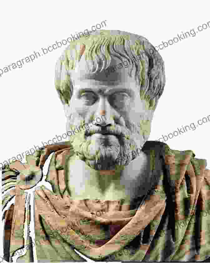 Aristotle, The Ancient Greek Philosopher And Scientist, Holding A Scroll And Contemplating The Mysteries Of The Universe. The Story Of Science: Aristotle Leads The Way