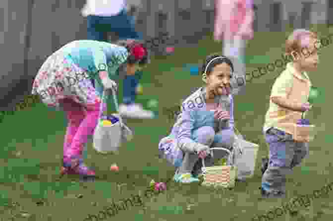Children Playing Easter Themed Games Easter Bunny (Easter Story And Activities For Kids): Story Games Jokes And More (Easter For Children)