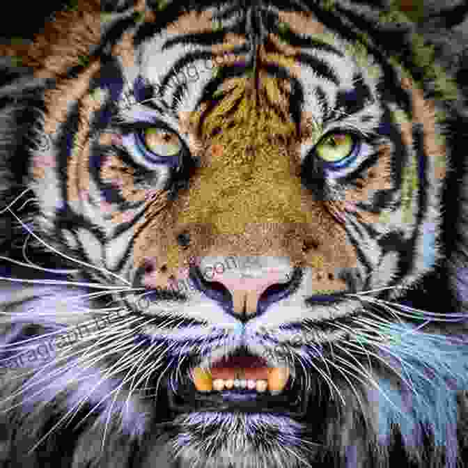Close Up Of A Tiger's Face, Showcasing The Intricate Patterns Of Its Stripes Show How Guides: Drawing Animals: The 7 Essential Techniques 19 Adorable Animals Everyone Should Know
