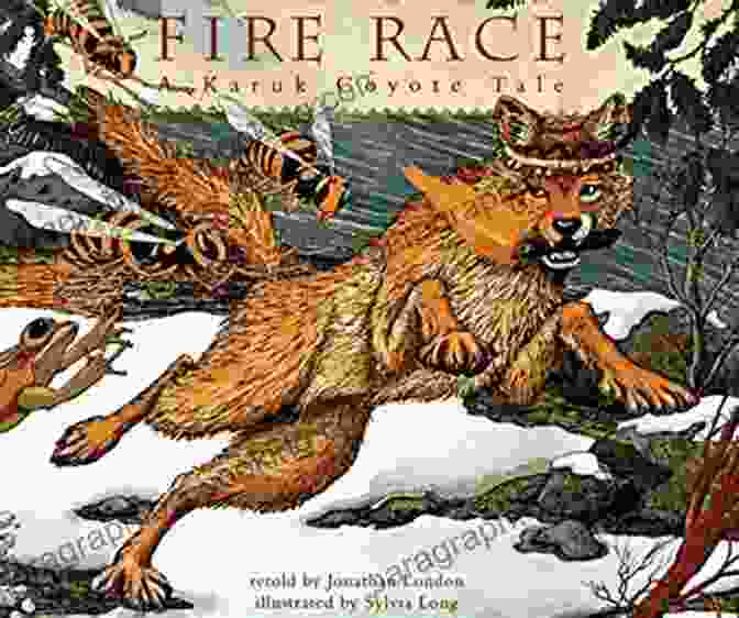 Depiction Of The Karuk Coyote Character, Known For Its Cunning, Wit, And Mischievous Nature. Fire Race: A Karuk Coyote Tale Of How Fire Came To The People
