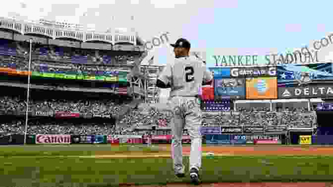 Derek Jeter Holding A Baseball With A Backdrop Of Yankee Stadium The Journey Home: My Life In Pinstripes