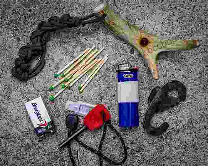Diagram Showing Basic Tools And Techniques For Starting A Fire Surviving The Wild: Essential Bushcraft And First Aid Skills For Surviving The Great Outdoors (Wilderness Survival)