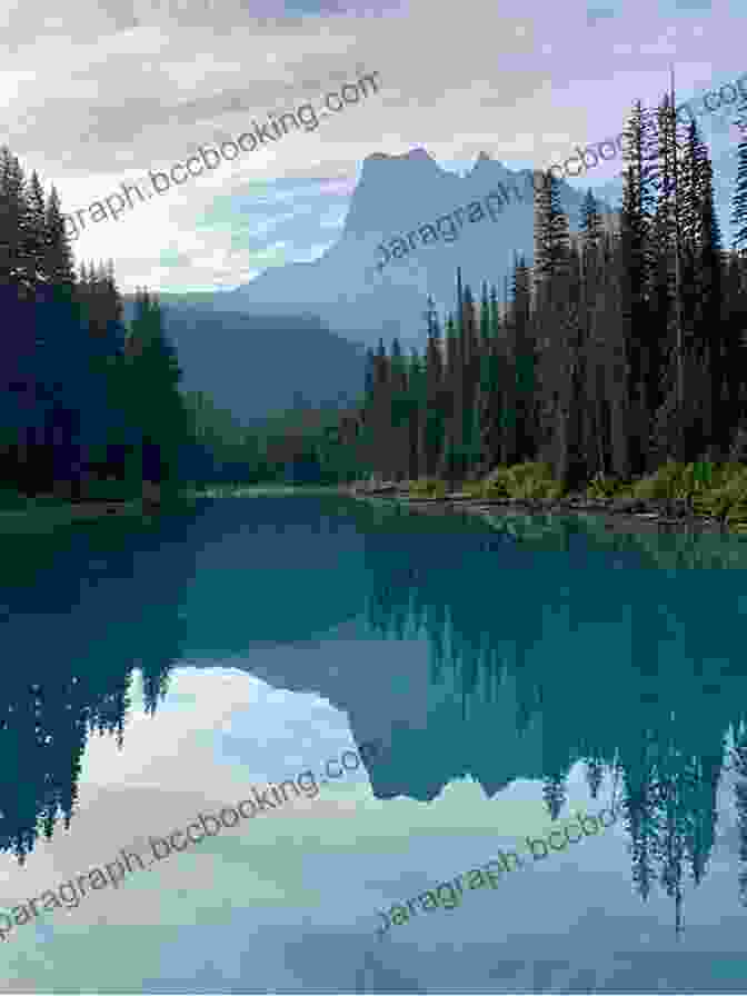 Emerald Lake, With Its Vibrant Green Waters And Backdrop Of Towering Peaks In Yoho National Park The Canadian Rockies: Yoho Kootenay National Parks