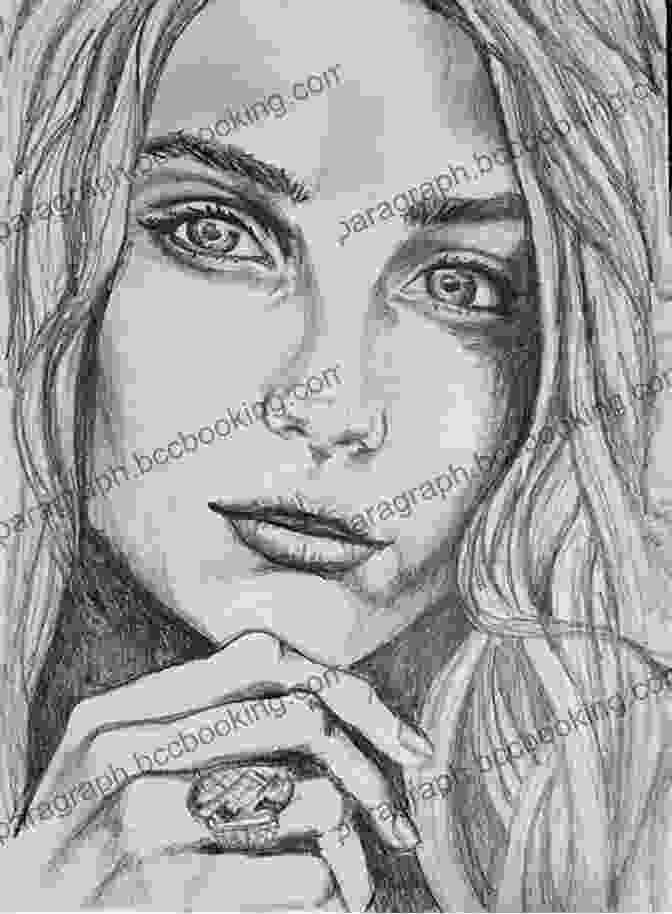 Exquisite Graphite Drawing Of A Pensive Woman, Capturing Her Subtle Expressions And Inner Emotions An Artist S Journey Volume 1: Memories Of The California Coast