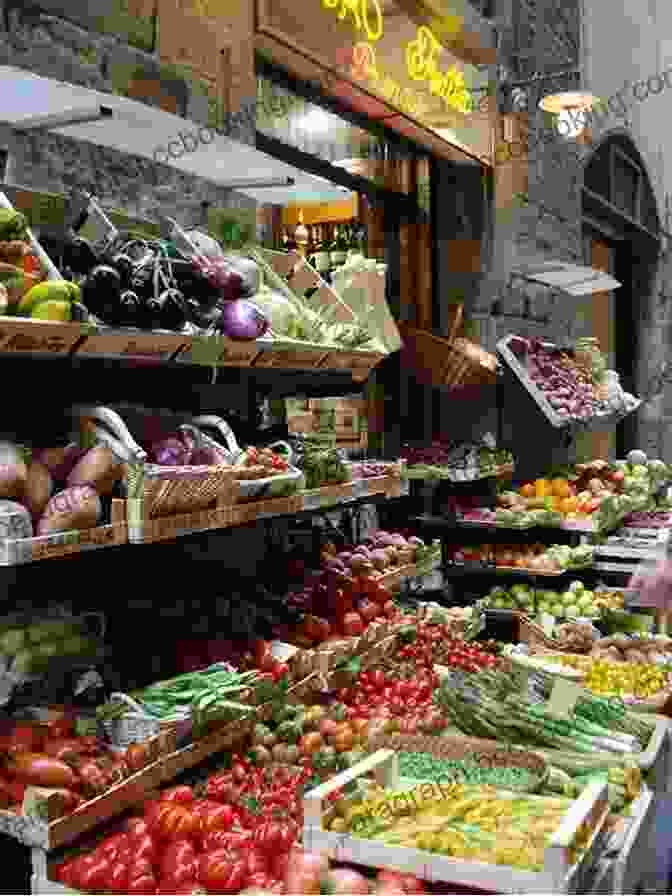 Image Of A Bustling Market In Florence, Italy, With Colorful Stalls And Fresh Produce Visit Italy With Gabrielle Volume 2