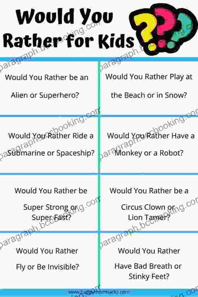 Kids Playing The Would You Rather Game, Laughing And Having Fun Would You Rather Game For Kids 6 12 Years Old: Hilarious Questions Silly Scenarios Quizzes And Funny Jokes For Kids (Activity For Kids 16)