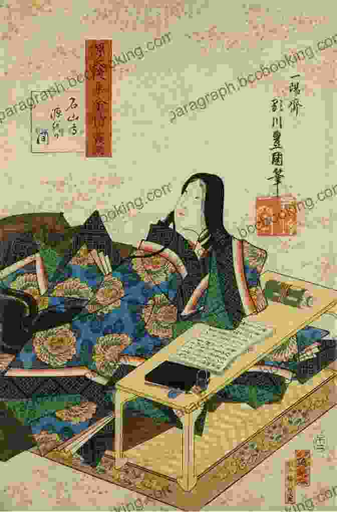 Lady Murasaki Shikibu Writing At Her Desk The Diary Of Lady Murasaki (Penguin Classics)