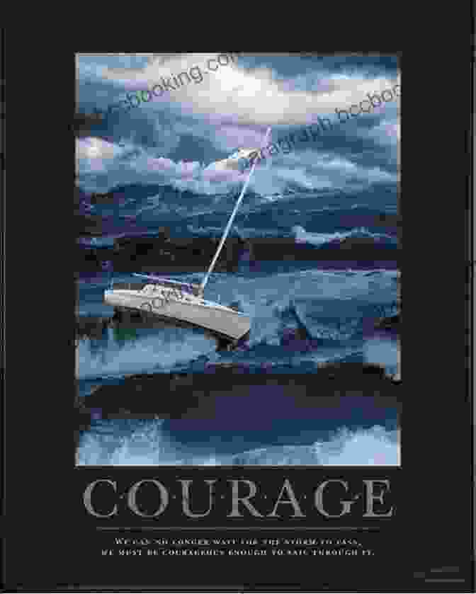 Man Of Good Hope Book Cover Featuring A Courageous Man Sailing Through Rough Seas A Man Of Good Hope