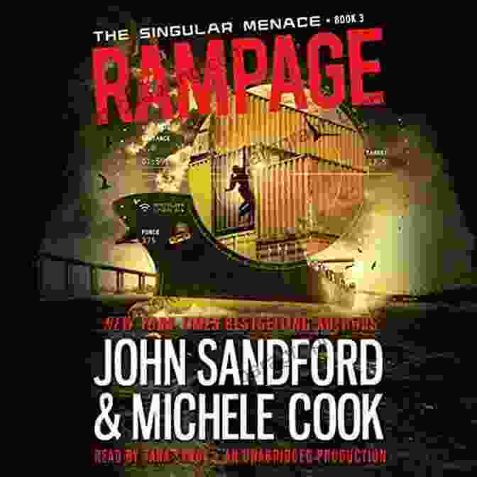 Rampage: The Singular Menace Book Cover By John Sandford Featuring A Sinister Figure Holding A Gun Rampage (The Singular Menace 3) John Sandford