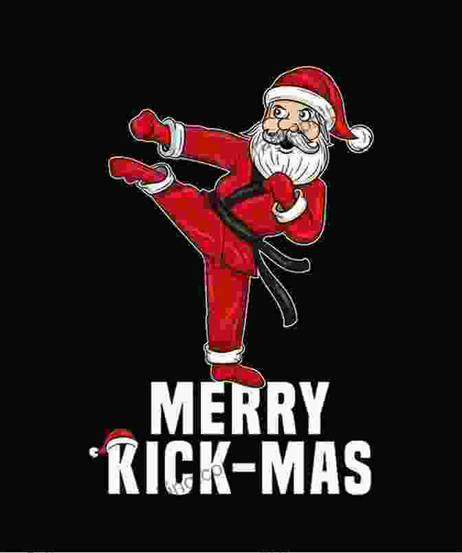 Santa Claus Performing A Karate Move Christmas Jokes: Funny Christmas Jokes For Kids