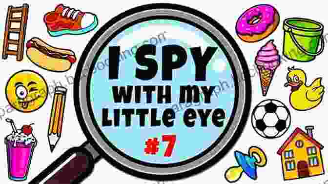 Spy With My Little Eye: Easter Edition Book Cover With Colorful Easter Eggs And A Magnifying Glass I Spy Whit My Little Eye: Easter Edition