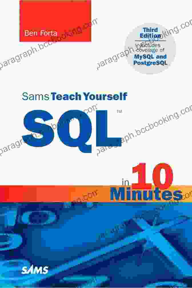 SQL In 10 Minutes Sams Teach Yourself Book Cover SQL In 10 Minutes Sams Teach Yourself