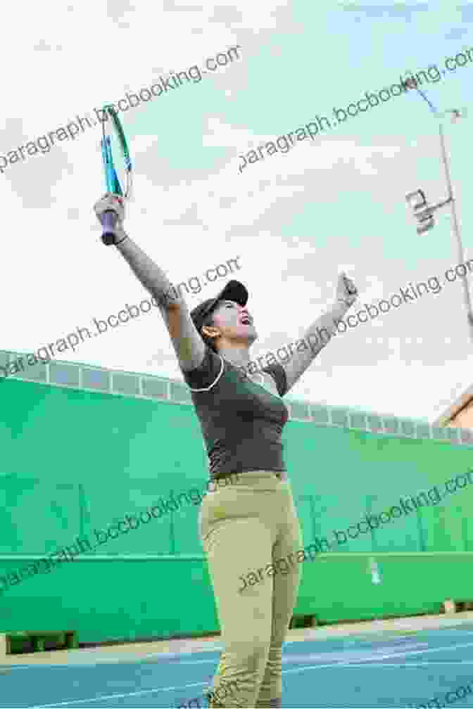 Tennis Player Celebrating A Victory With Arms Raised The Game Of Squash: 5 Easy Ways To Improve Your Game And Win More Matches