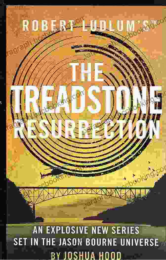 The Treadstone Resurrection Book Cover Featuring A Blurred Image Of A Man With A Gun Robert Ludlum S The Treadstone Resurrection
