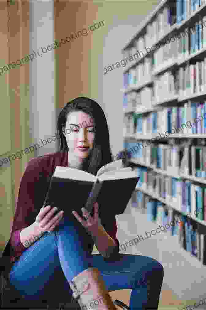 Young Woman Reading A Book In A Library, Surrounded By Stacks Of Books 20 Life Lessons For Your 20s: Self Help For Young Adults